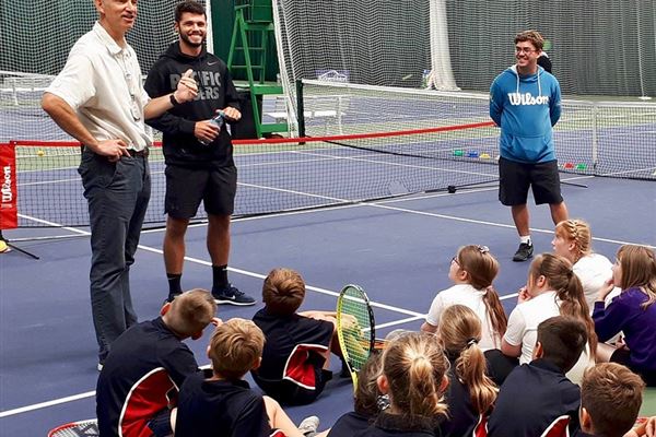 Budgen Motors tennis day for local schools