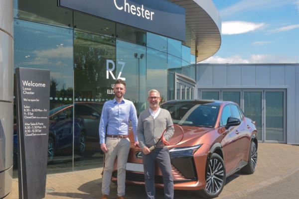 Lexus Chester to support top international tennis tournament in Wrexham