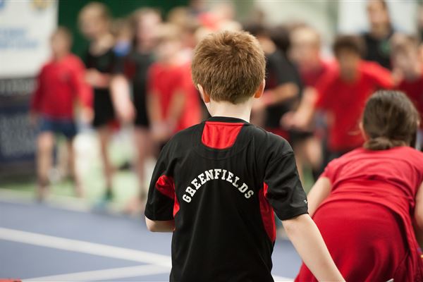 Shropshire school children enjoy taking part in Budgen Motors tennis day at The Shrewsbury Club