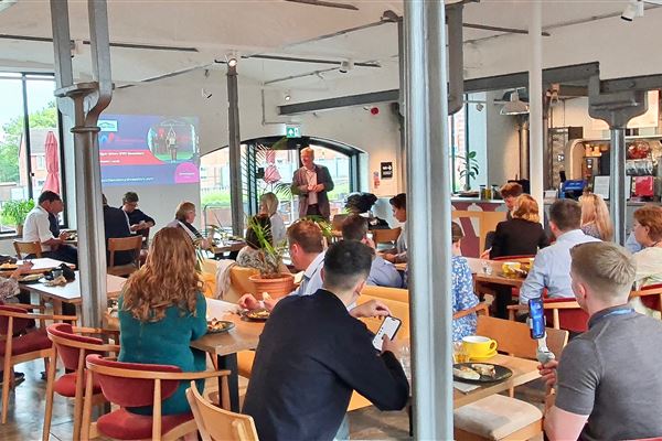 W100 Sponsors Enjoy Lunch at Shrewsbury Flaxmill Maltings